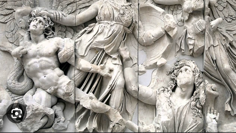 <p>The Great Altar of Zeus at Pergamon (works)</p>