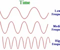 <p>the number of complete wavelengths that pass a point in a given time</p>