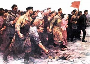 <p>The overthrow of Russia&apos;s Provisional Government in the fall of 1917 by Lenin and his Bolshevik forces, made possible by the government&apos;s continuing defeat in the war, its failure to bring political reform, and a further decline in the conditions of everyday life.</p>