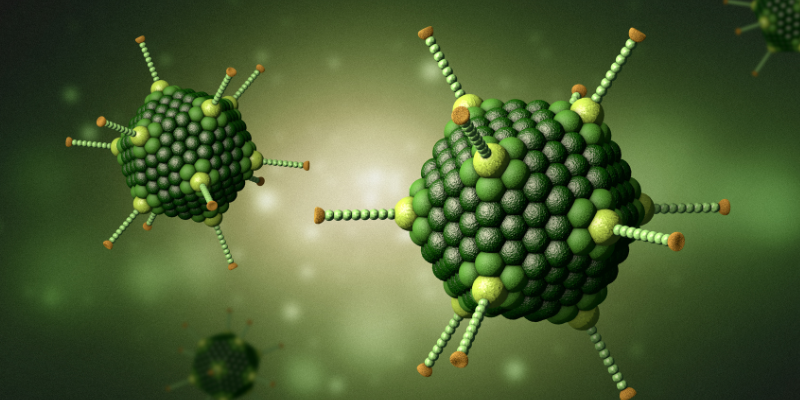 <p>Icosahedral (Virus Shape) </p>