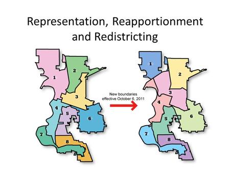 <p>Redistricting</p>