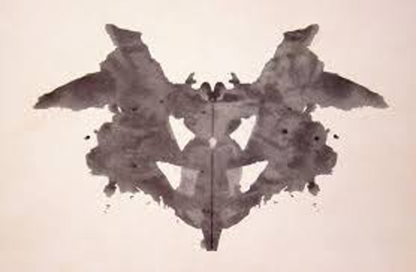 <p>a projective technique in which respondents' inner thoughts and feelings are believed to be revealed by analysis of their responses to a set of unstructured inkblots</p>