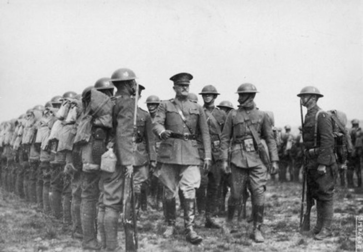 <p>WWI Commander of American Expeditionary Force of over 1 million troops who insisted his soldiers fight as independent units so US would have independent role in shaping the peace</p>