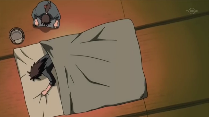<p>close, shut</p><p><u>ex</u>: 閉じる Tojiru: to close (e.g. book, eyes, meeting, etc.); to shut</p><p>ill: Itachi à Sasuke à propos du risque du Mangekyô Sharingan: “Ōkina dōryoku... chikara o eru kawari ni, sono chikara wa mizukara <em>toji</em>, hikari o ushinau.” (<em>masu stem</em>) &lt;=&gt; 大きな瞳力…力を得る代わりに、その力は自ら閉じ、光を失う: Tremendous dôjutsu... In exchange for that power gain, that power closes itself and loses its light.</p><p><u>ex</u>: 幽閉 Yuuhei: imprisonment, incarceration</p><p>ill: Aizen about les capitaines des 13 divisions: “Daga ima wa sono Chū kara san'nin ga rihan shi yo’nin ga yuuhei” &lt;=&gt; だが今はその中から三人が離反し4人が幽閉 : Mais 3 ont déserté, 4 sont emprisonnés.</p><p>=&gt; 幽閉する: to imprison, to incarcerate, to confine</p><p>ill: Aizen qui a emprisonné Ichigo-tachi: “Sarani wa sore ni kasei shita yo-nin mono taichō o kono Hueco Mundo ni yuuhei suru koto ni mo seikō shita” &lt;=&gt; 更にはそれに加勢した4人もの隊長をこの虚圏に幽閉する事にも成功した: Furthermore, I succeeded (<em>seikō shita</em>) in imprisoning the 4 commanders who assisted them (kasei<em> shita</em>) in this Hueco Mundo.</p>