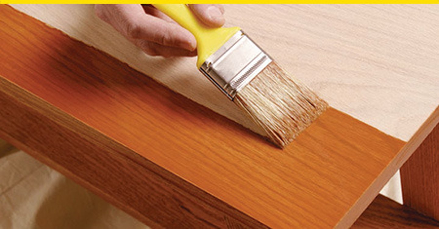 <p>To improve the colour of the wood and help to show the grain.</p>