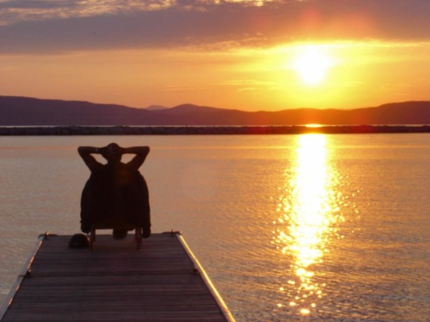 <p>the sunset</p>