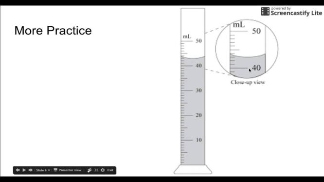 <p>What is the volume of water in the cylinder?</p>