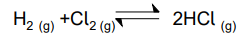<p>In a container of volume 600cm<sup>3</sup> there were initially 0.500mol of H<sub>2</sub> and 0.600 mol of Cl<sub>2</sub> . </p><p>At equilibrium there were 0.200 mol of HCl. </p><p>Calculate Kc</p>