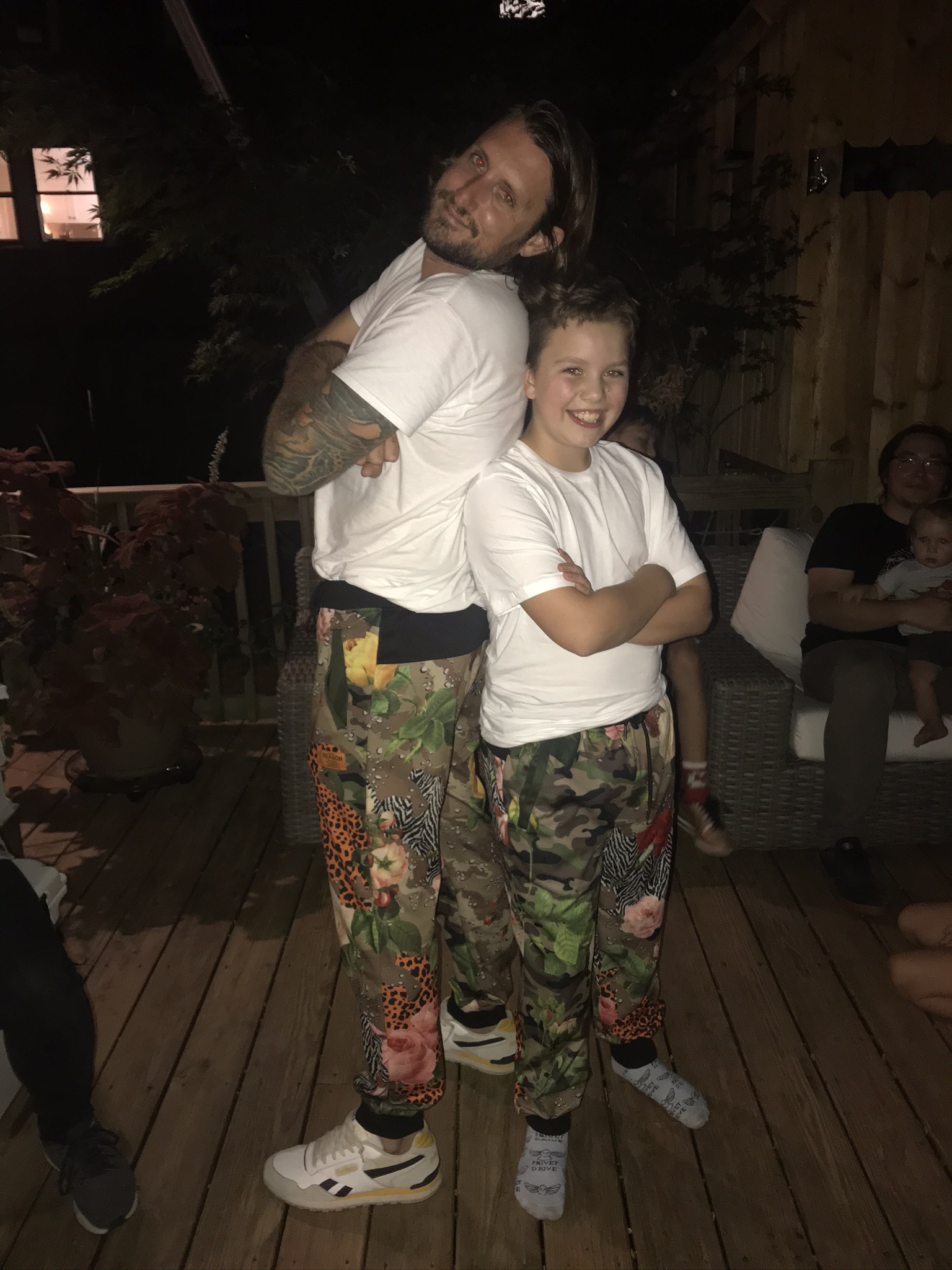 90% kid, 10% adult, very funny man. Works with veterans (as he is one himself). Kinda looks like Jesus, baddie.

Dating (long-term): Jaenae

Has 2 bio daughters who we rarely see, other “kids” are: Isla, Estelle, and his dog Brian