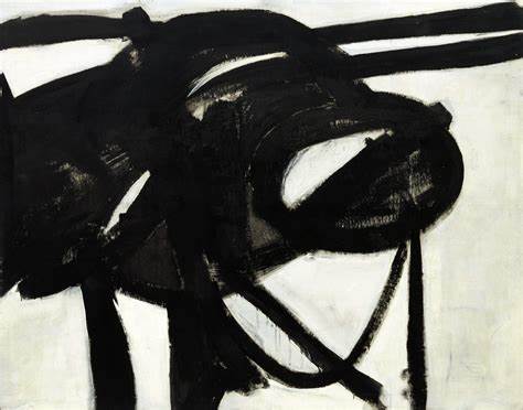 <p>-opaque projector</p><p>-house paint</p><p>-black and white</p><p>- 1950. Oil on canvas</p>
