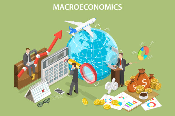 <p>type of economics that studies how the choices of consumers, businesses, and the government affect the overall economy</p>