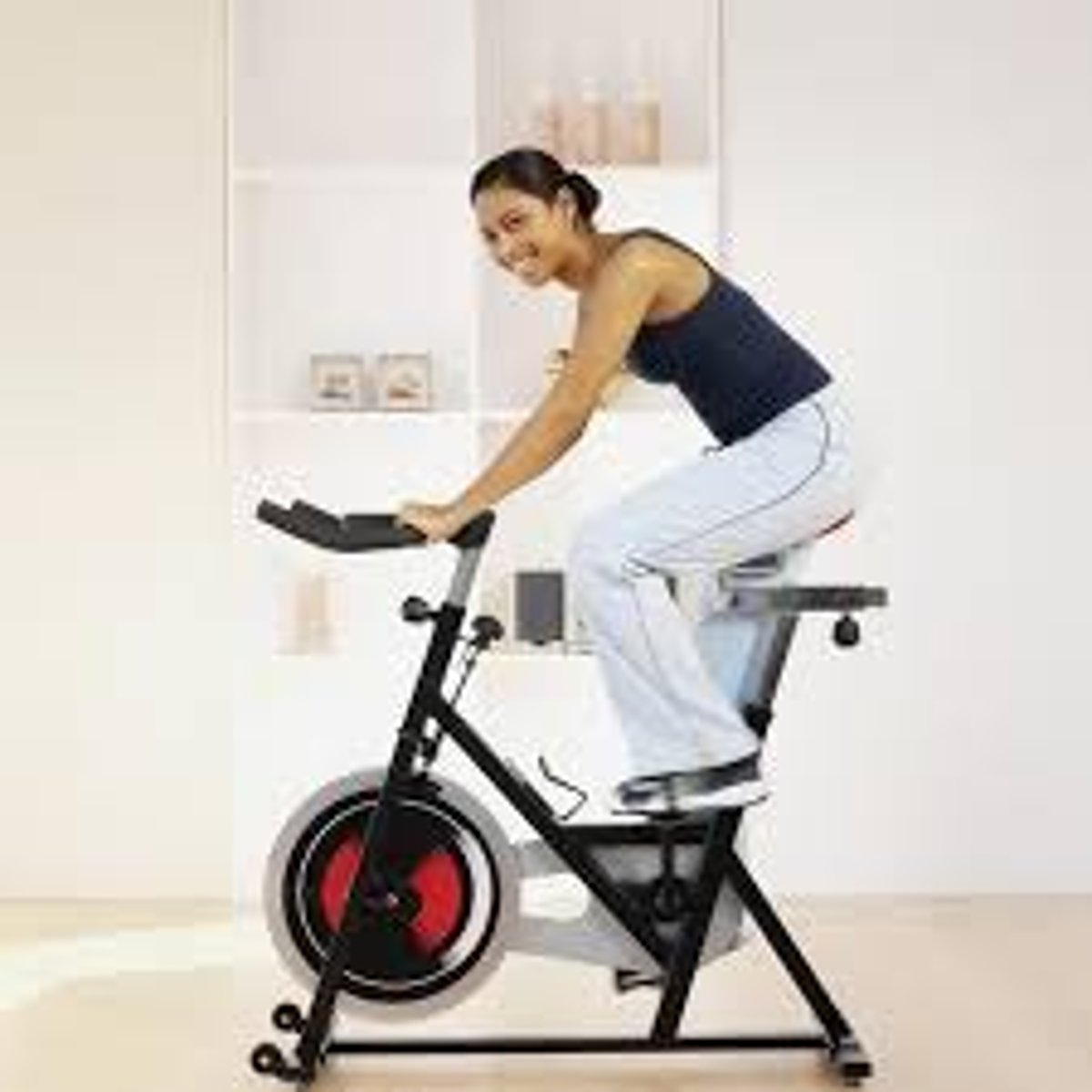 <p>to use a stationary bike</p>
