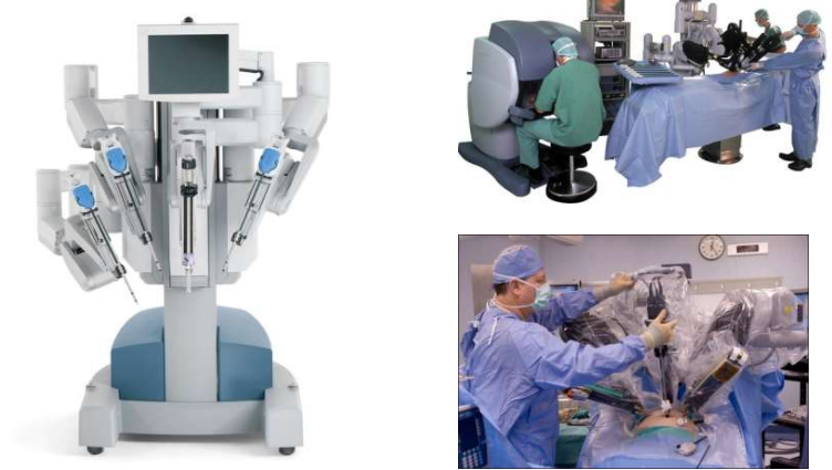 <p>Surgical robotic systems<br>fx.: Da Vinci System</p>