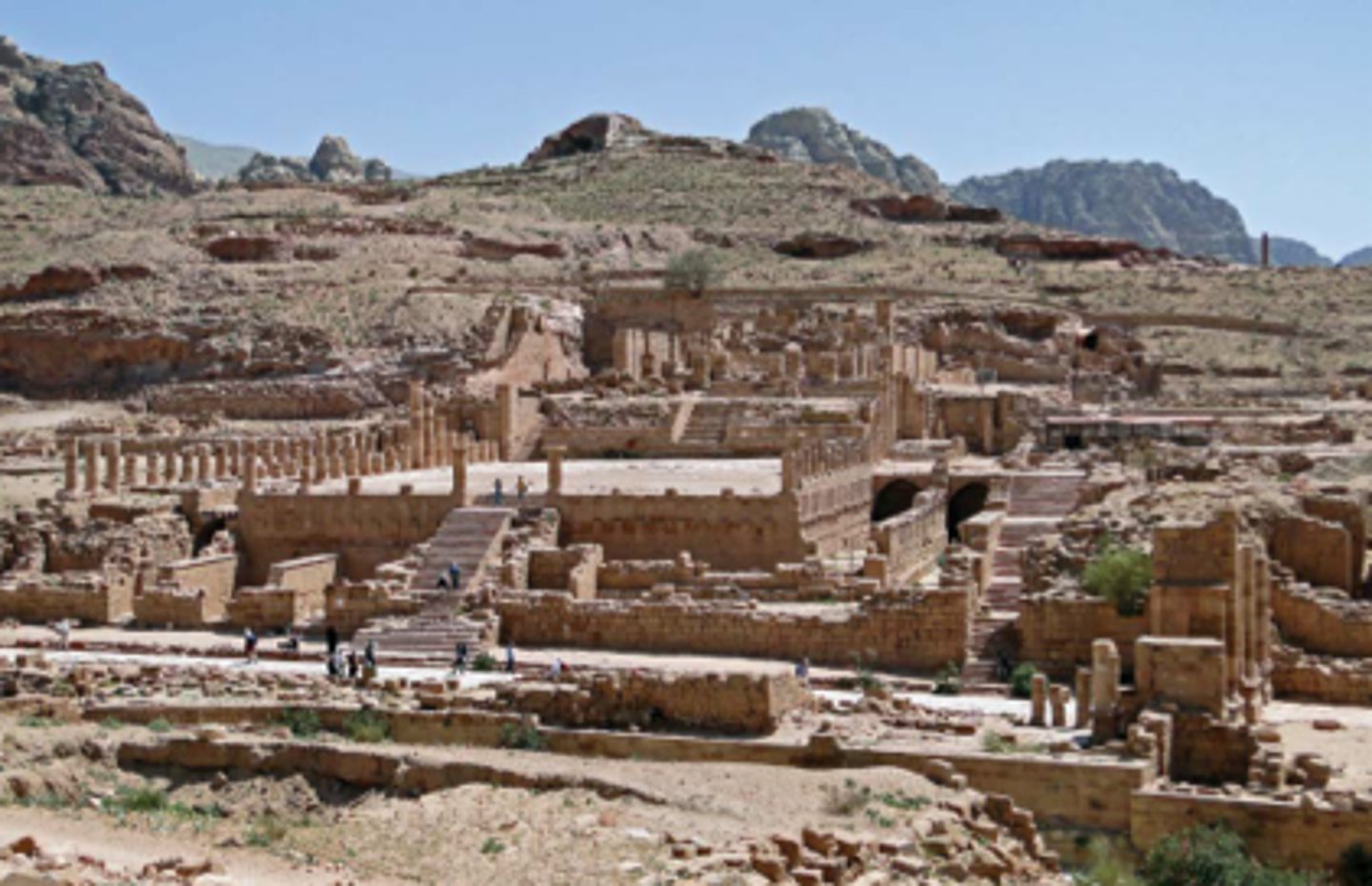 <p>The Great Temple at Petra</p>