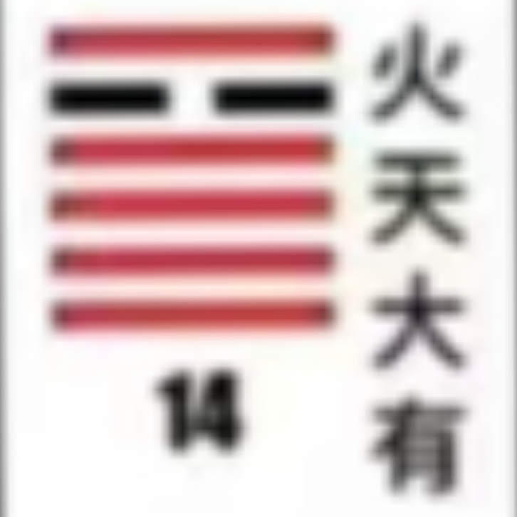 <p><strong>火天大有(大有卦)</strong></p>