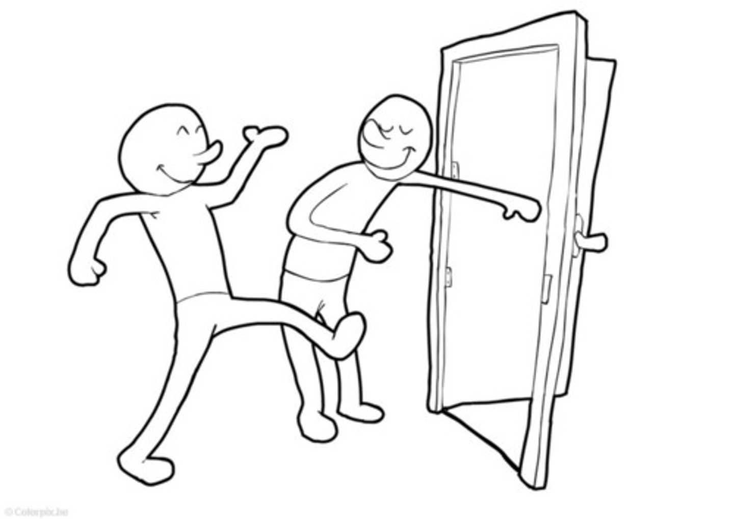 <p>to enter</p>