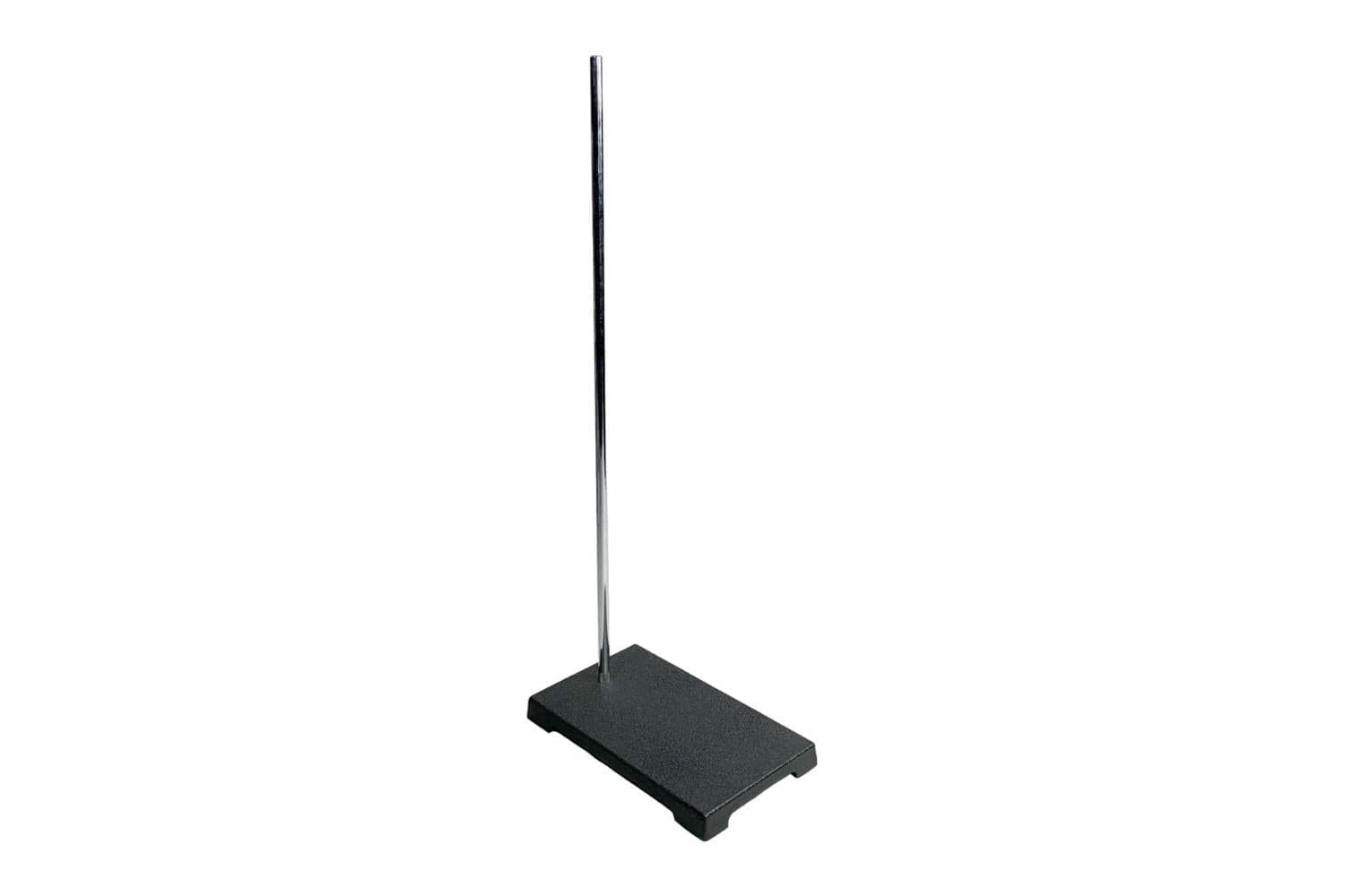 <p>Metal rod upright with a heavy base</p>