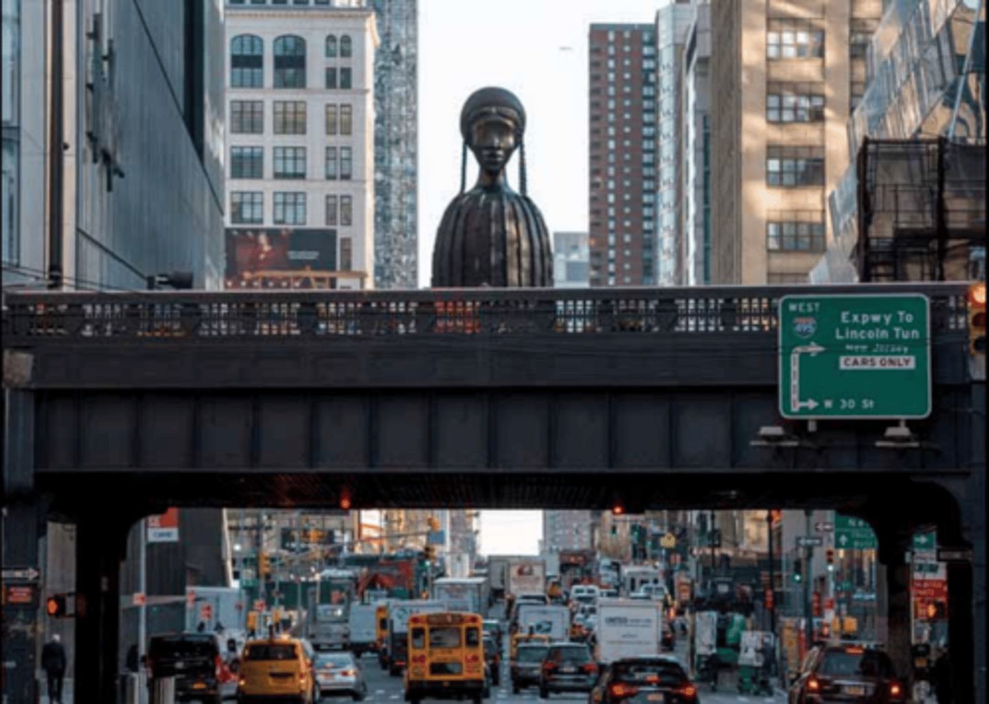 <p>Identity may be defined as radical individuality to one artist and collective labeling within a group to another. It may be biologically essential or imposed on us by society, and we may have much or little power over controlling its performance. Artists have been interested in self-portraiture since the beginning of art history, but the ways that they understand and conceive of themselves are in constant flux. To reflect these changes, they offer alternative interpretations of what it means to be human that connect with modernity. (Leigh, Brickhouse, 2019. Bronze, NYC)</p>