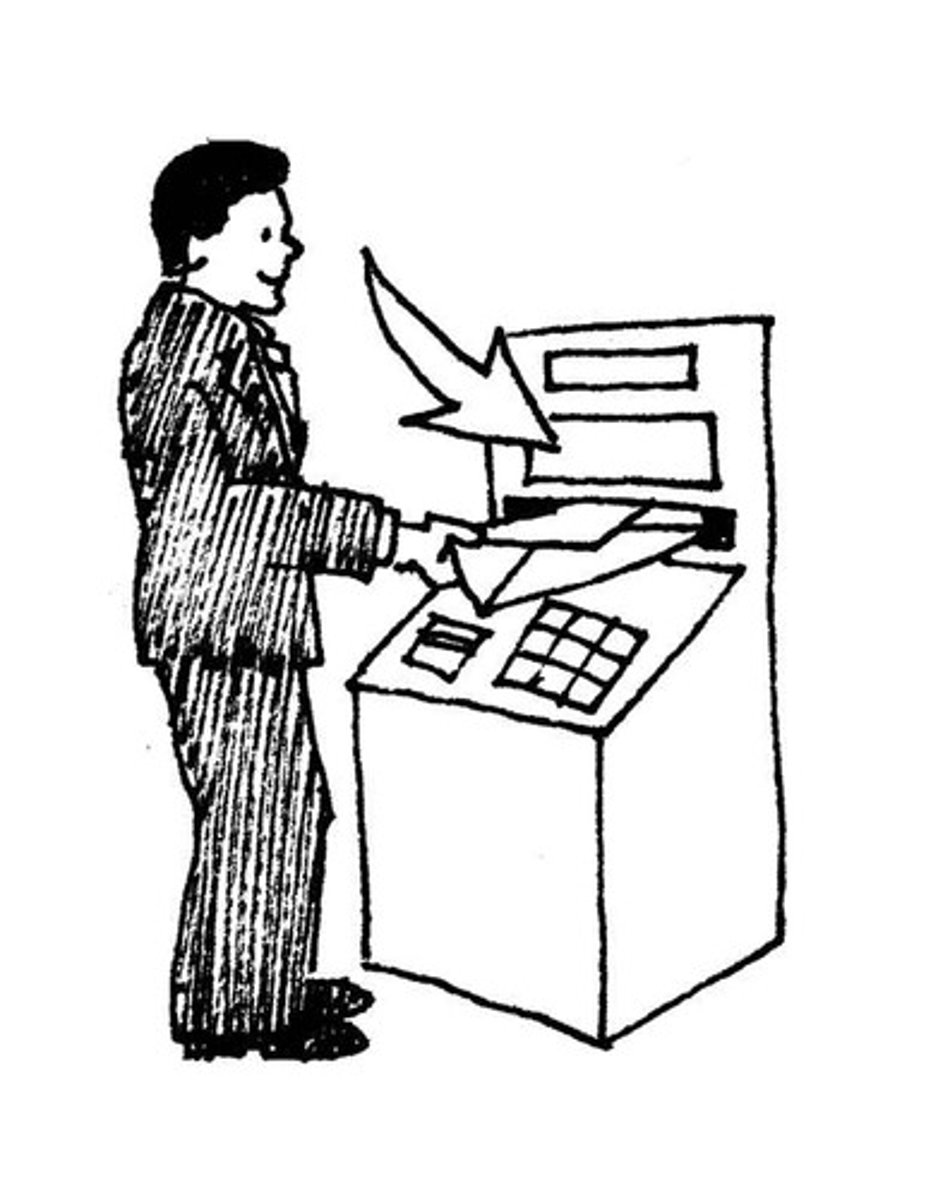 <p>to desposit</p>