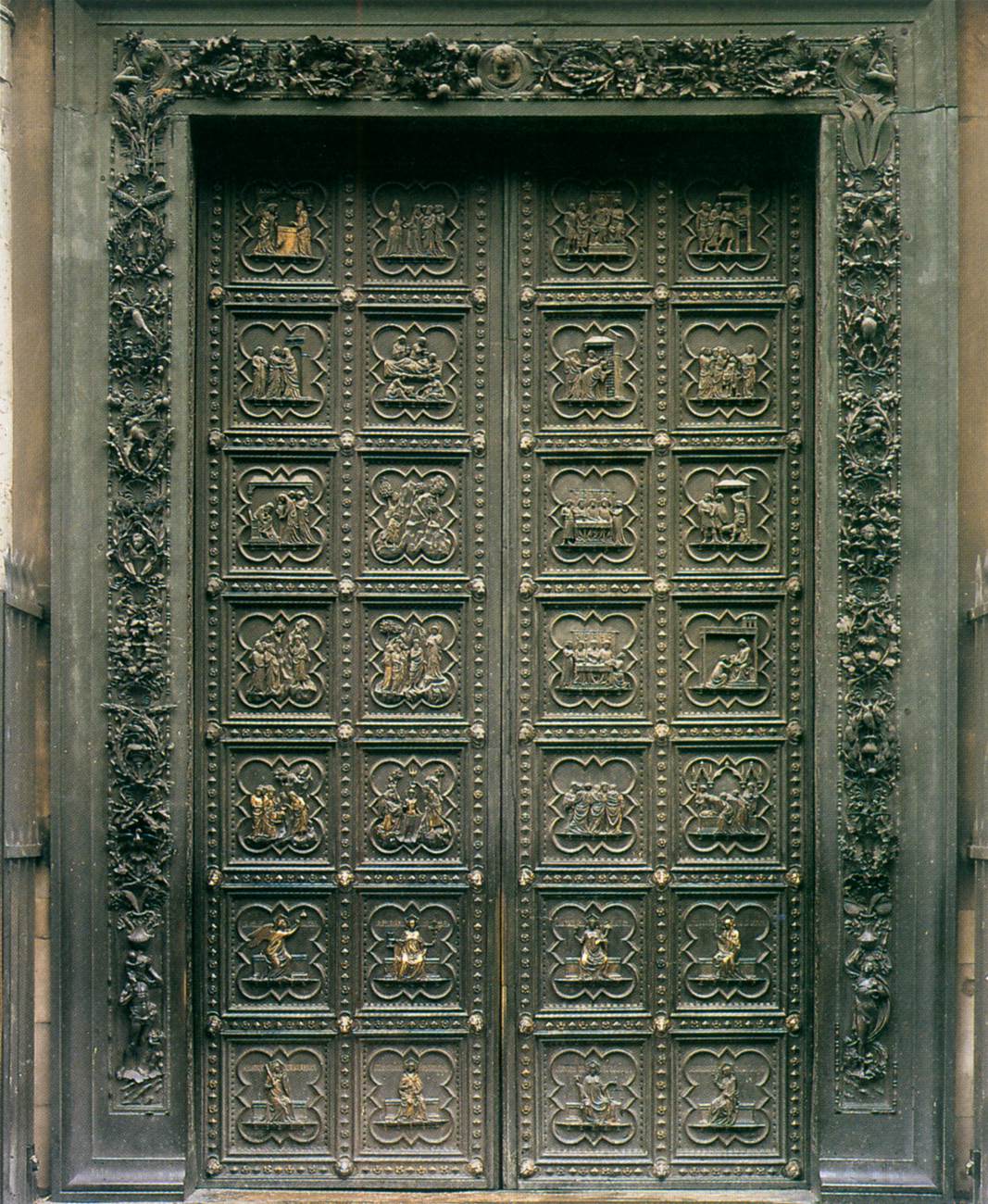 <p>South doors of the San Giovanni Baptistery</p>