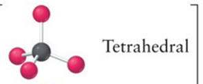 <p>tetrahedral</p>