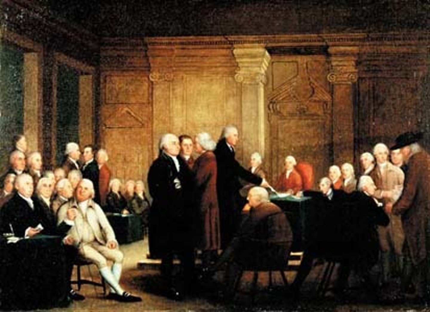 <p>A convention held in September 1786 to consider problems of trade and navigation, attended by five states and important because it issued the call to Congress and the states for what became the Constitutional Convention</p>