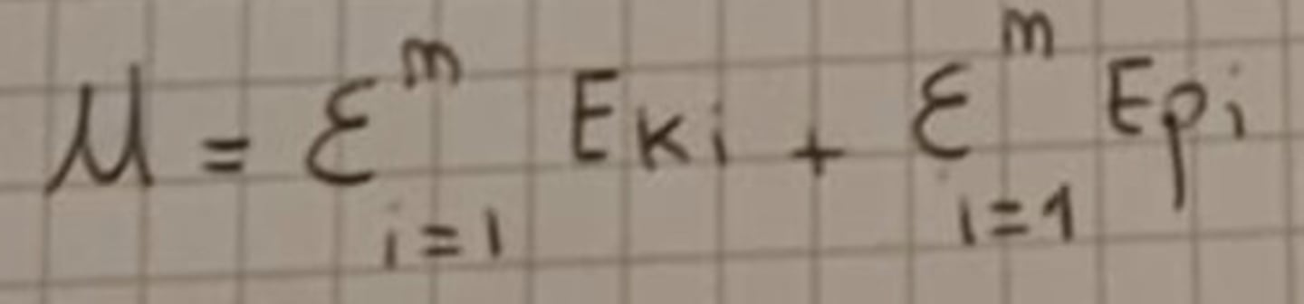 <p>Ek = Kinetic energy</p><p>Ep = Potential energy</p>