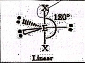 <p>Linear (sp<sup>3</sup>d)</p>