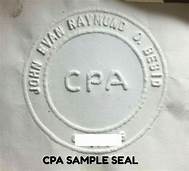<p>The letters “CPA” </p>