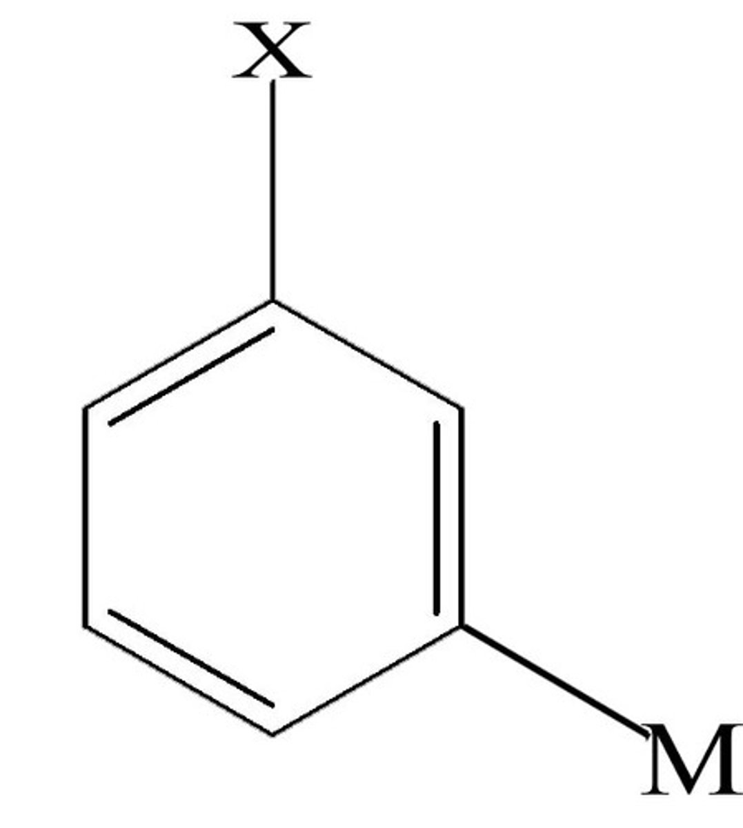 <p>two groups separated by a carbon</p>