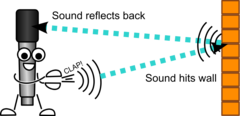 <p>Hard surfaces reflect sound well, making echoes</p><p>Soft substances, like curtains and carpets, reflect very little sound. Instead, they absorb the sound instead, so there are no echoes.</p>