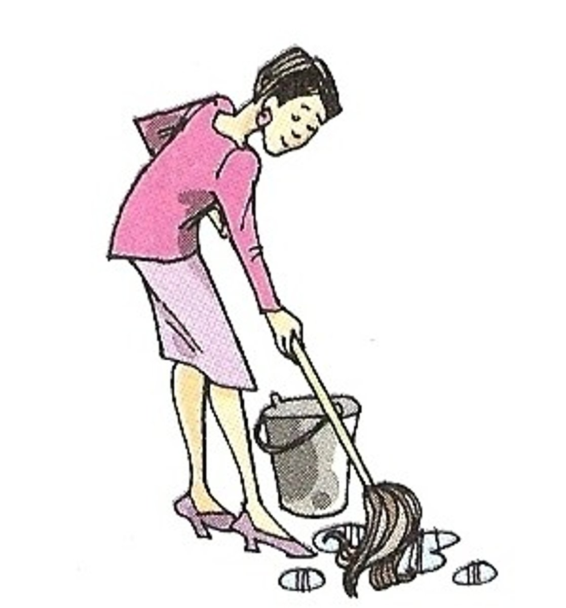 <p>mops with the mop</p>