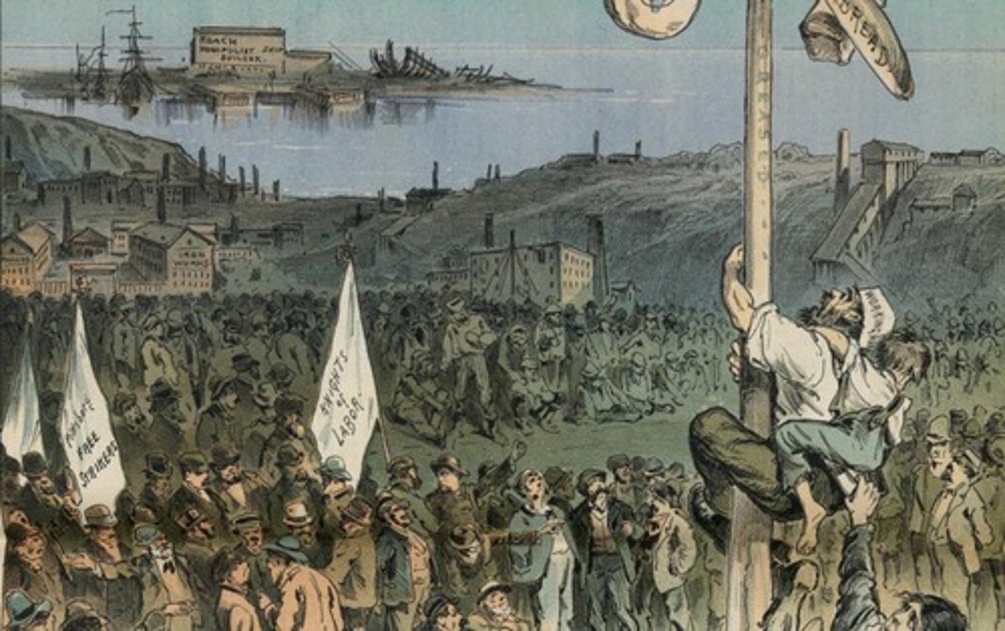 <p>The Knights of Labor, which organized both skilled and unskilled laborers.</p>