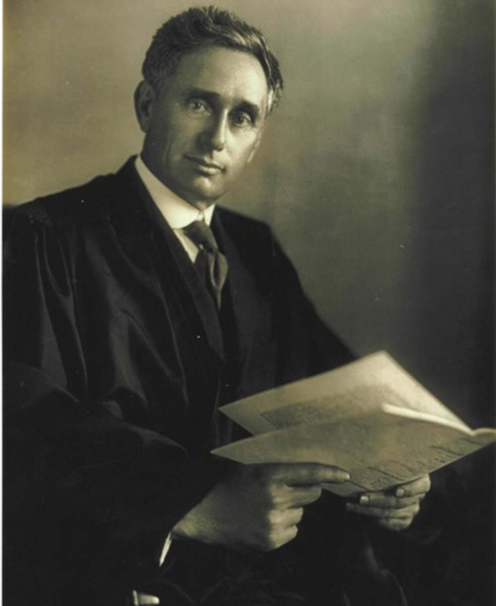 <p>A progressive-minded confidant of Woodrow Wilson, Brandeis was the litigator behind Muller v. Oregon. In 1916, Wilson made him the first Jewish American to be appointed to the U.S. Supreme Court.</p>