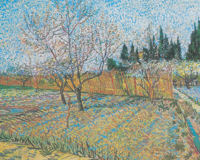 <p><strong>Orchard with Cypresses</strong> by <em>Vincent Van Gogh</em></p><p>$ 117.1 million</p>