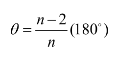 <p>its interior angle must be divided evenly into 360 degrees </p>