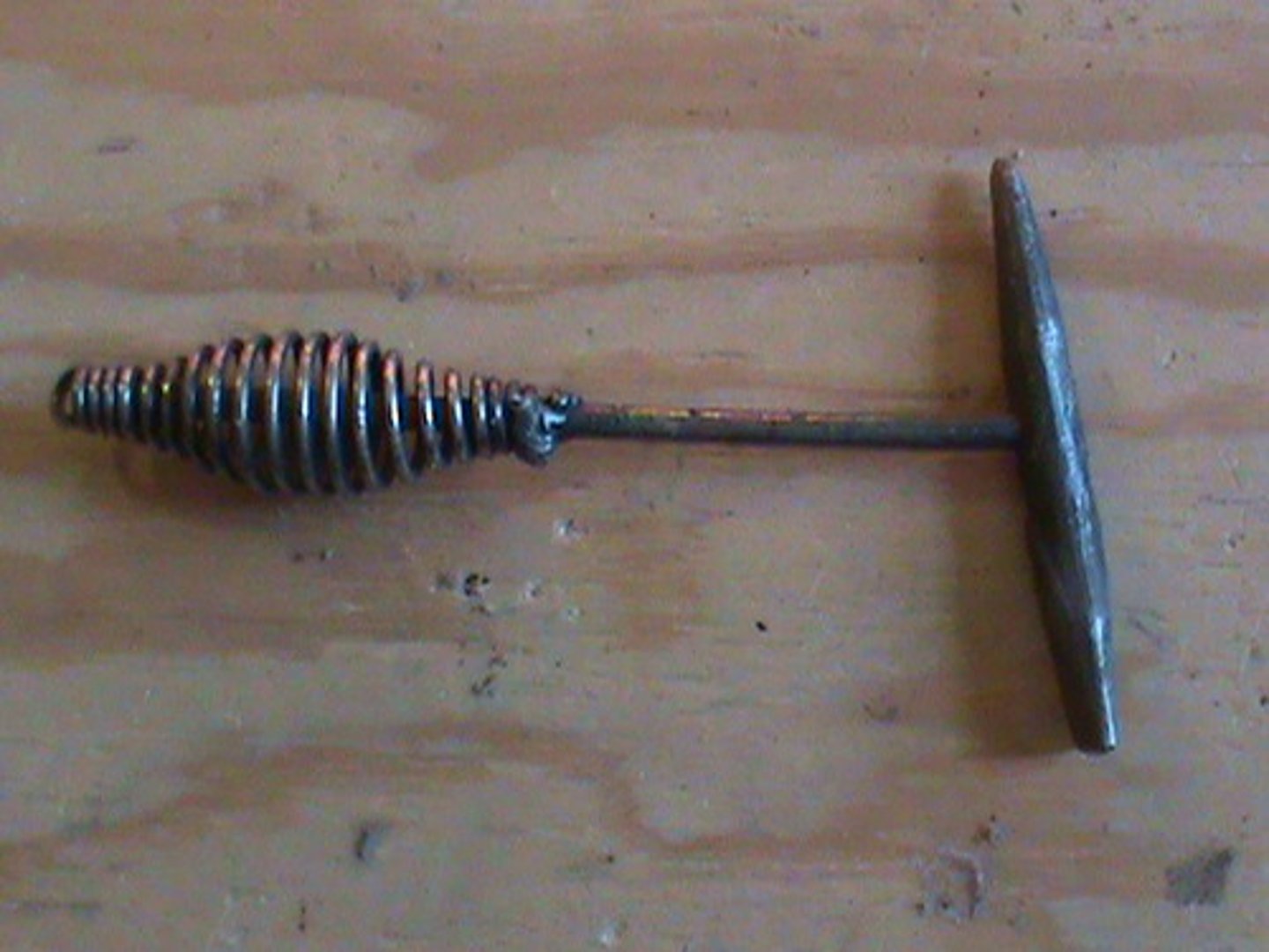 <p>removing stag from welds</p>