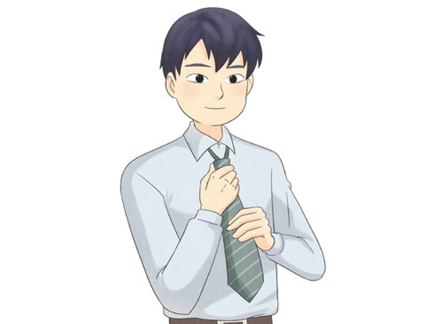 <p>thắt (cà vạt)</p>