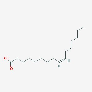 <p>What is the common name of cis-Δ<sup>9</sup>-Hexadecenoate?</p>