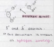 <p>The shared negative hydrogen electrons are pulled towards the oxygen atom, leaving the hydrogens with a slight positive charge.</p><p>The unshared negative electrons on the oxygen atom give it a slight negative charge.</p><p>Therefore water is a polar molecule.</p>