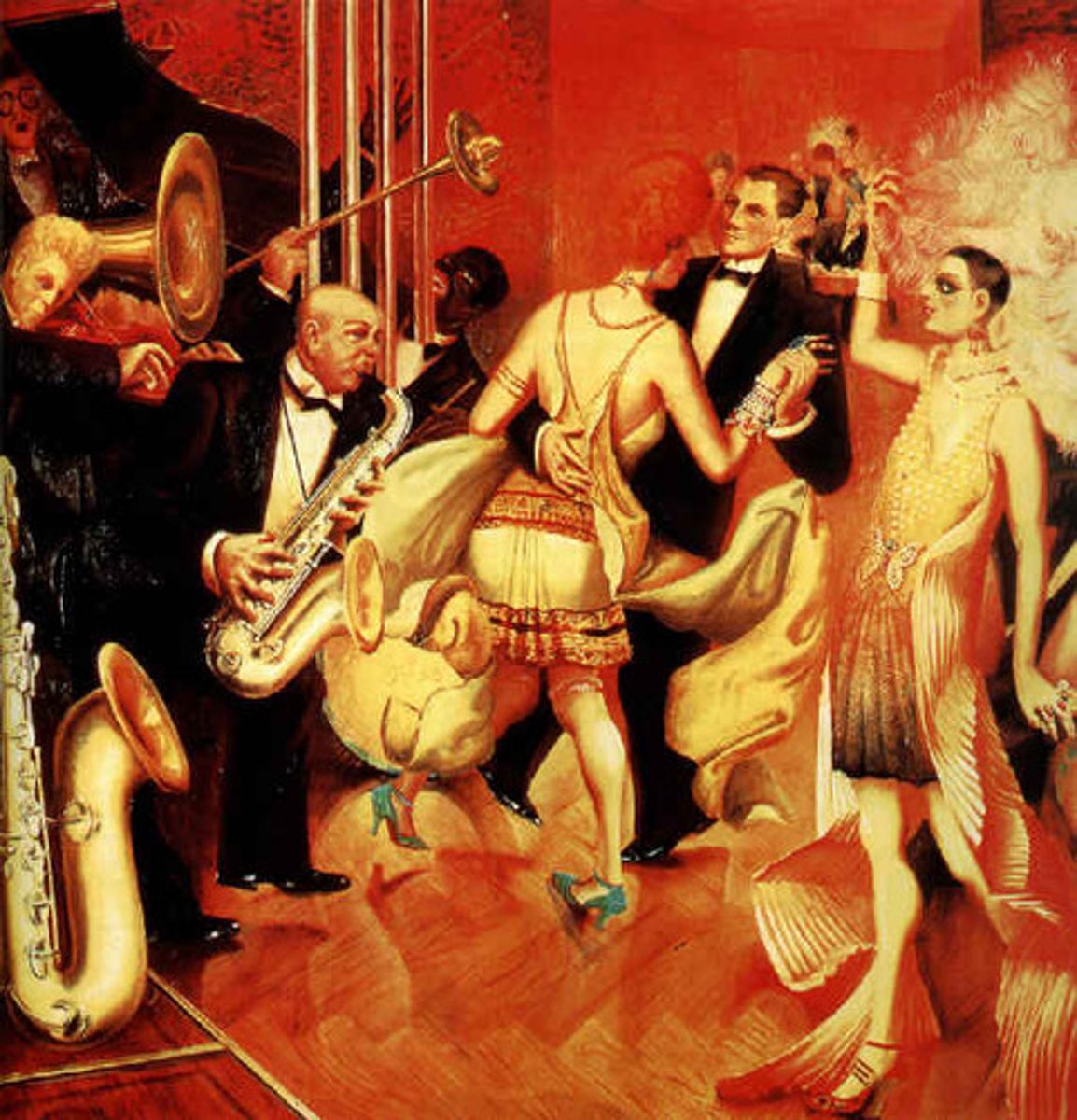 <p>A style of dance music popular in the 1920s</p>