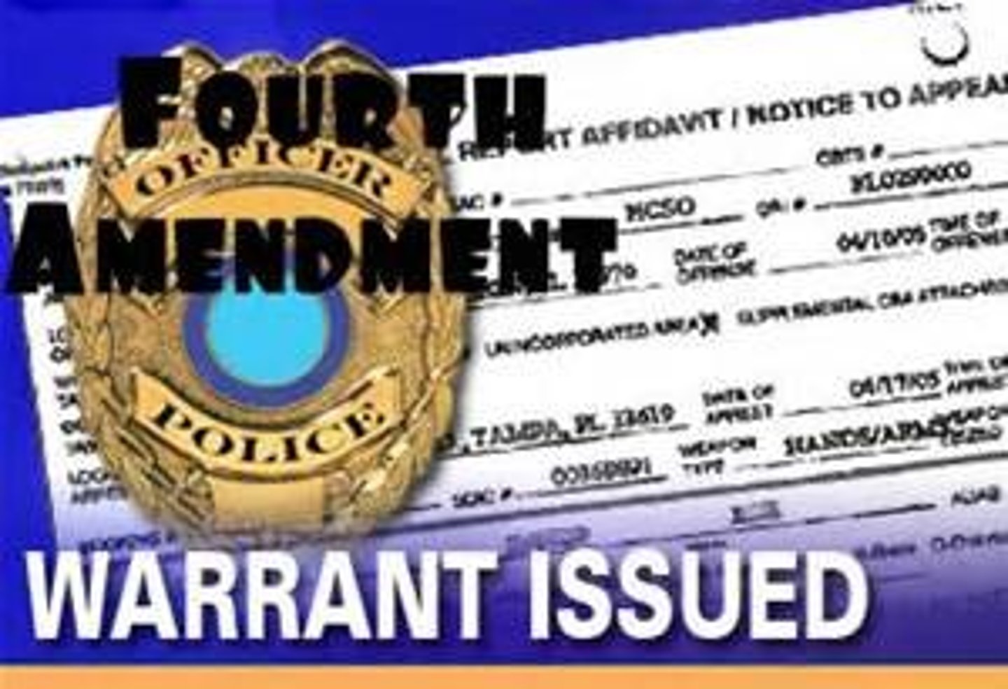 <p>Unreasonable search and seizures</p>