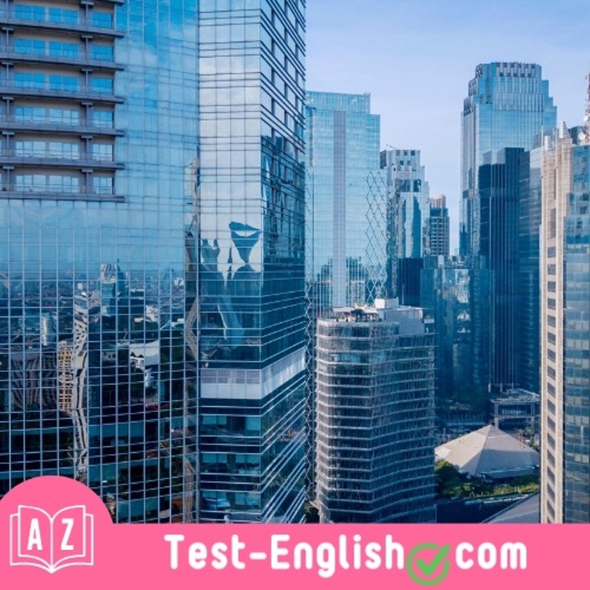 <p>It's a new area. It has lots of _______ buildings with futuristic designs.</p>