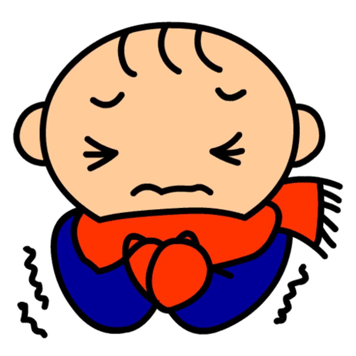 <p>cold (weather - not used for things)</p>