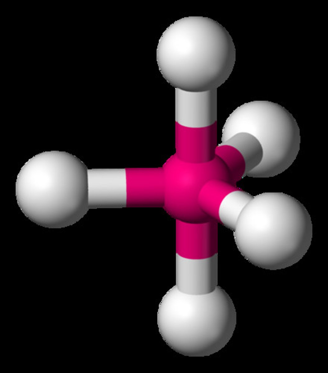 <p>trigonal bipyramidal, 120º equitorial &amp; 90º axial</p>