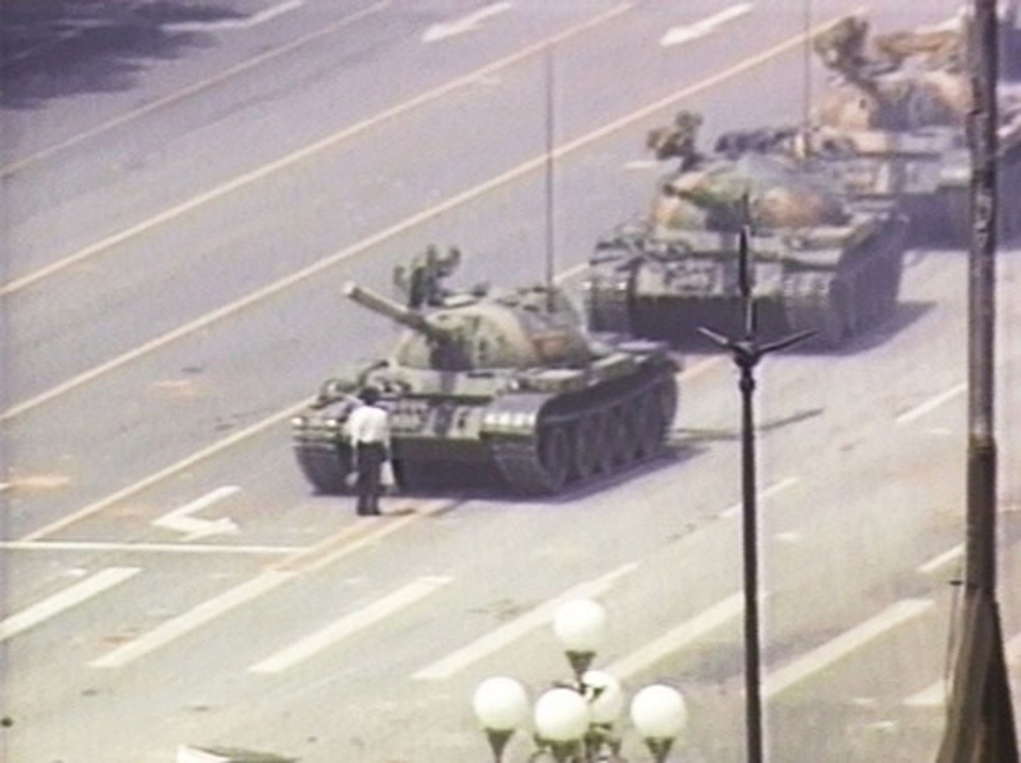 <p>The international incident in 1989 involving student-led demonstrations for democracy.</p>