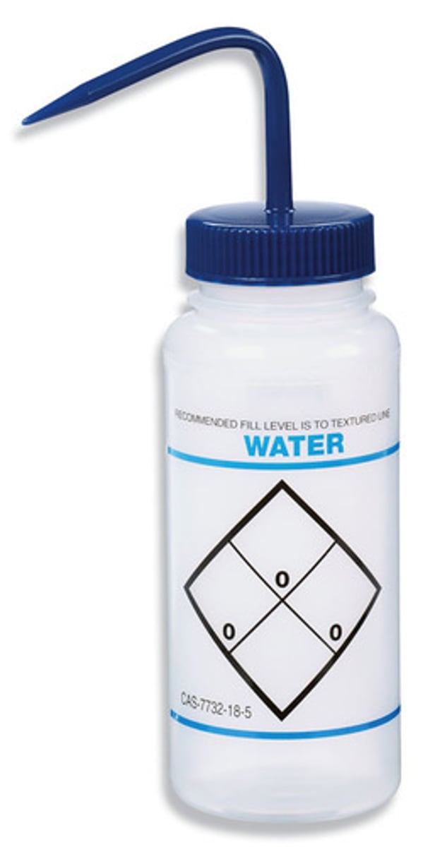 <p>used to rinse various pieces of laboratory glassware</p>