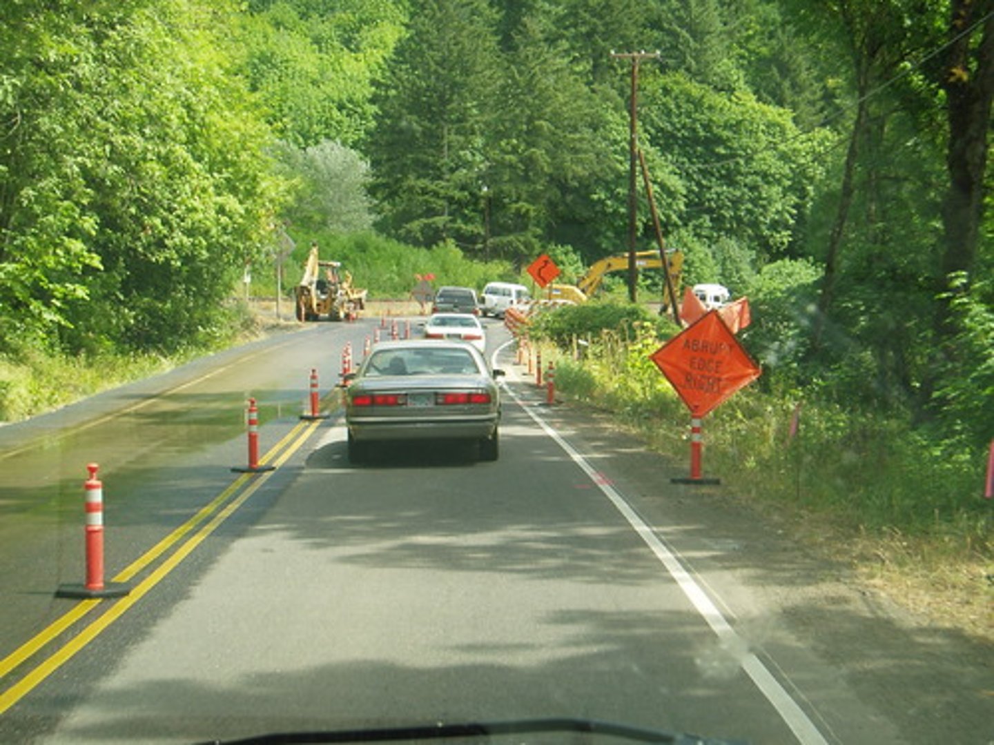 <p>The number one cause of crashes in Oregon work zones:</p>