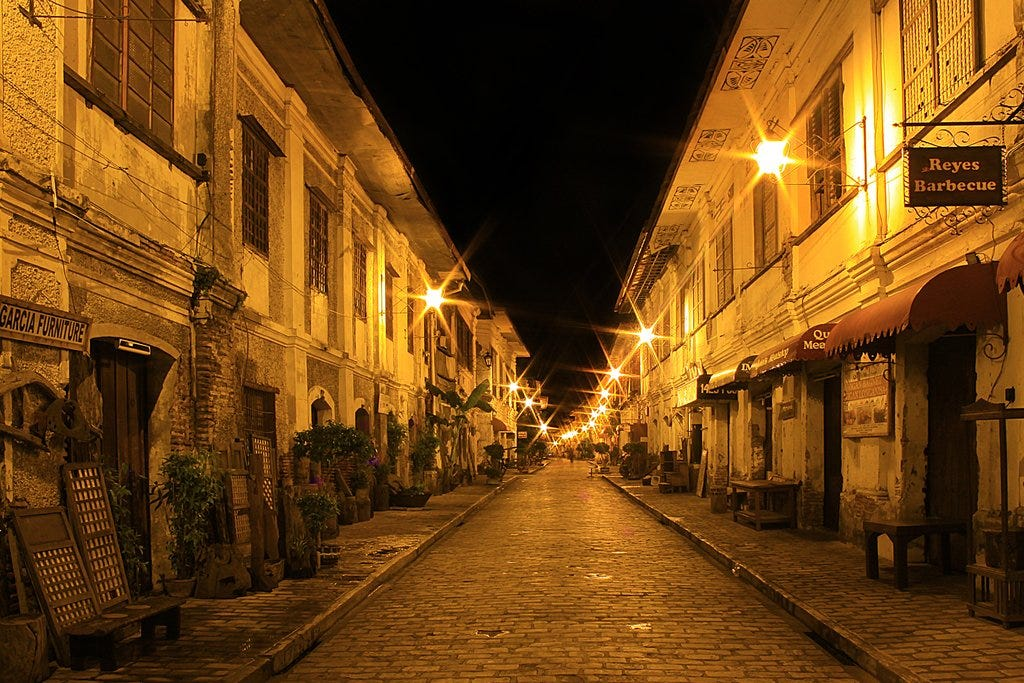 <p><strong>Reflection of Art in History, Culture &amp; Traditions</strong></p><ul><li><p>a major landmark in the Province of Ilocos Sur which derived from the Spanish colonization during the 16th century. It is a living remnant of an old architectural design preserved in a digital photograph.</p></li><li><p>named _____ _________ as a tribute to the late illustrious Ilocano writer and governor named <strong>Mena Pecson _________</strong></p></li></ul>