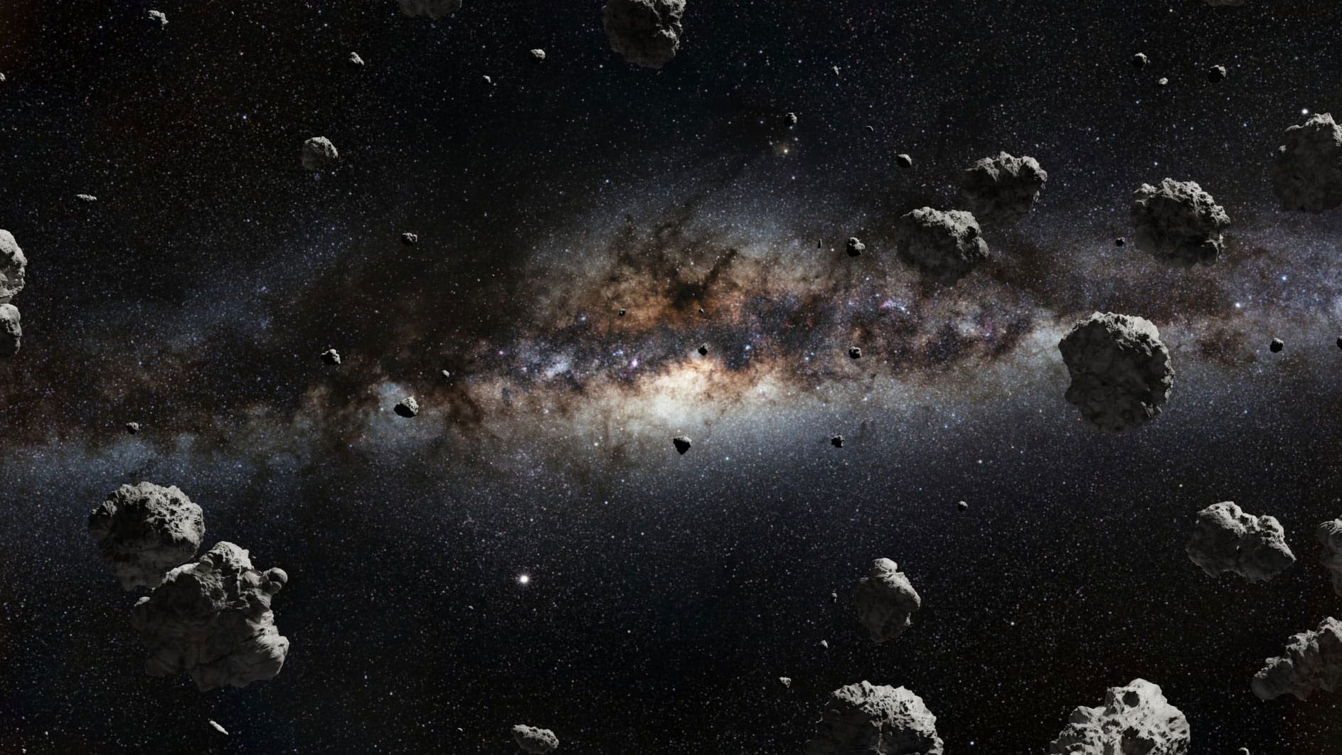 <p>Rocks that orbit between Mars and Jupiter in the Asteroid Belt.</p>